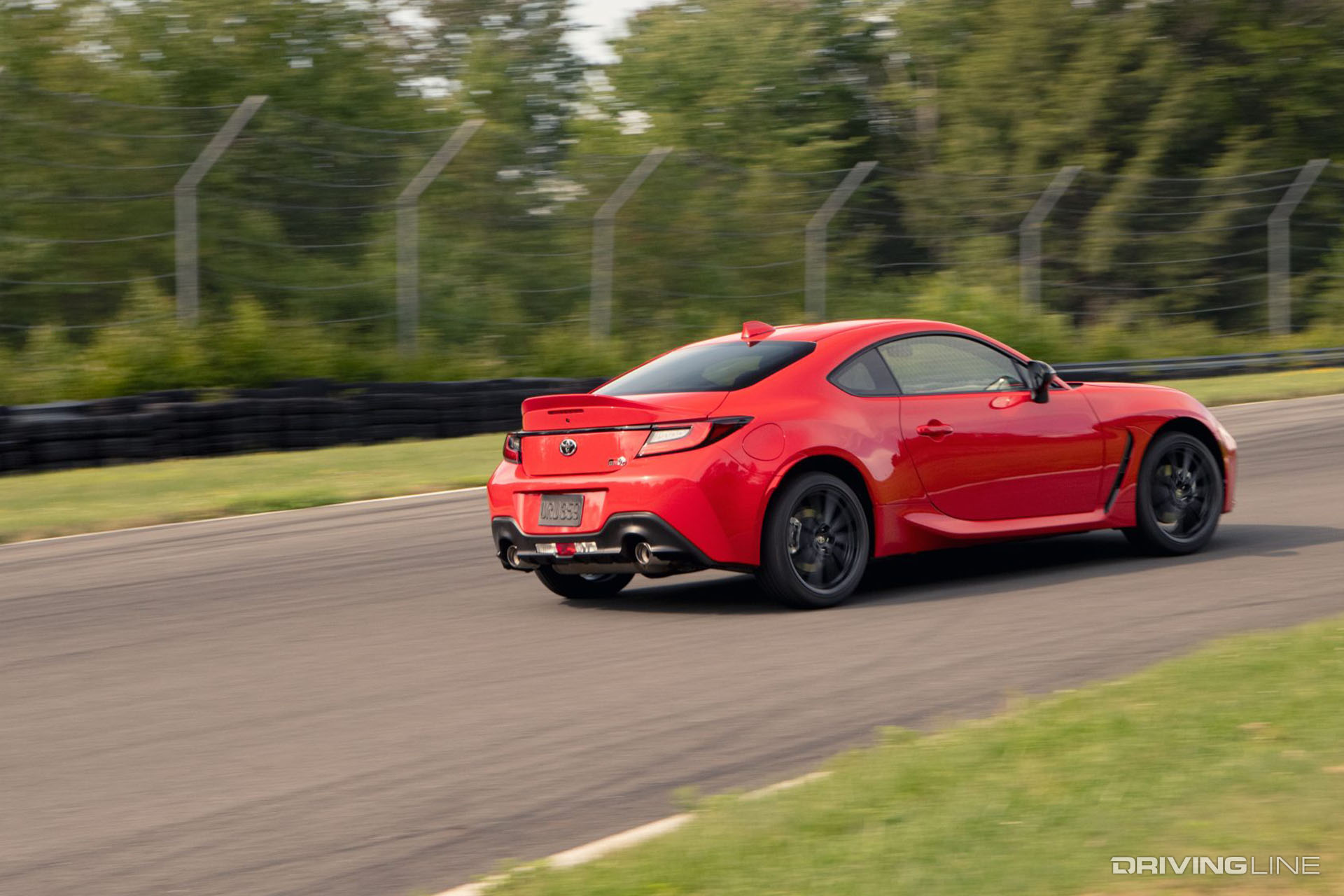 Toyota GR86 Red on Track