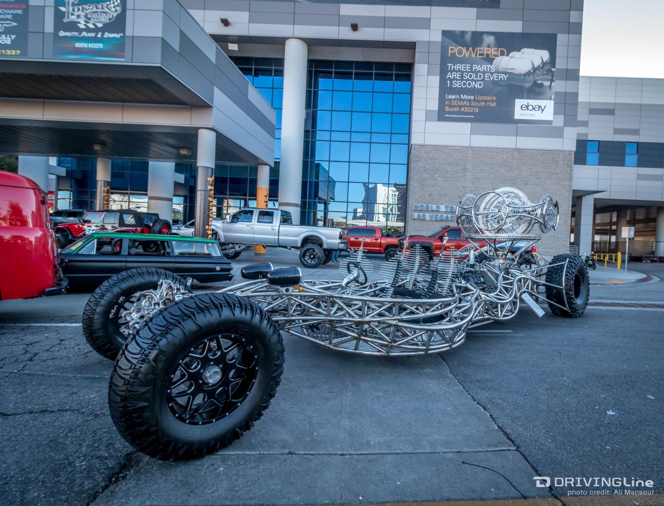 sema show 2015 odd vehicles mad max jeep kia ford 9