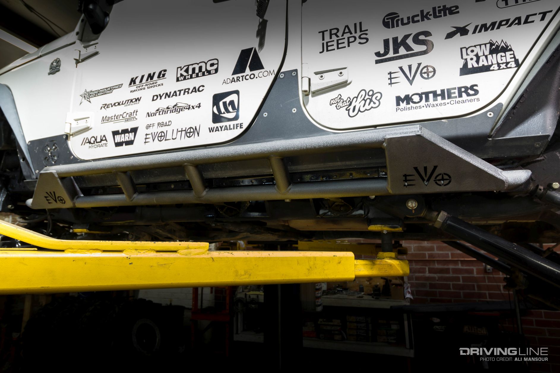 2007 jeep wrangler unlimited jk evo mfg weld on sliders 8