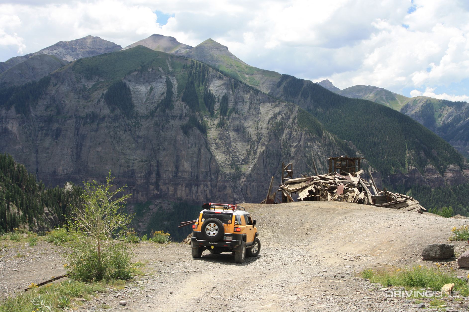 014 fj cruiser tram ruins imogene pass