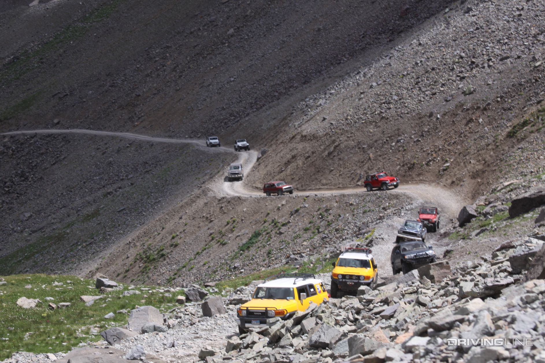 008 fj cruiser summit imogene pass face cut