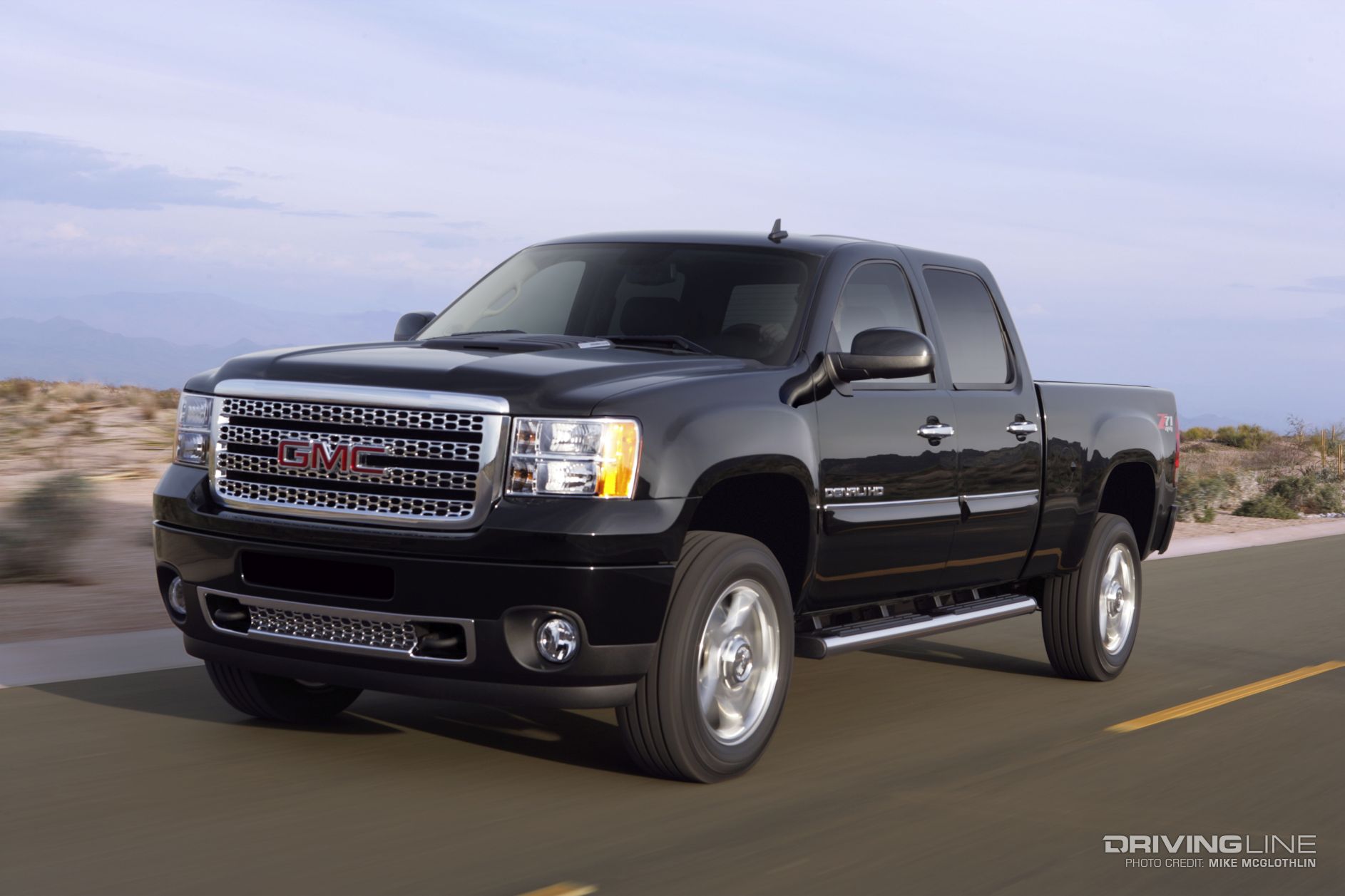 black GMC Denali truck