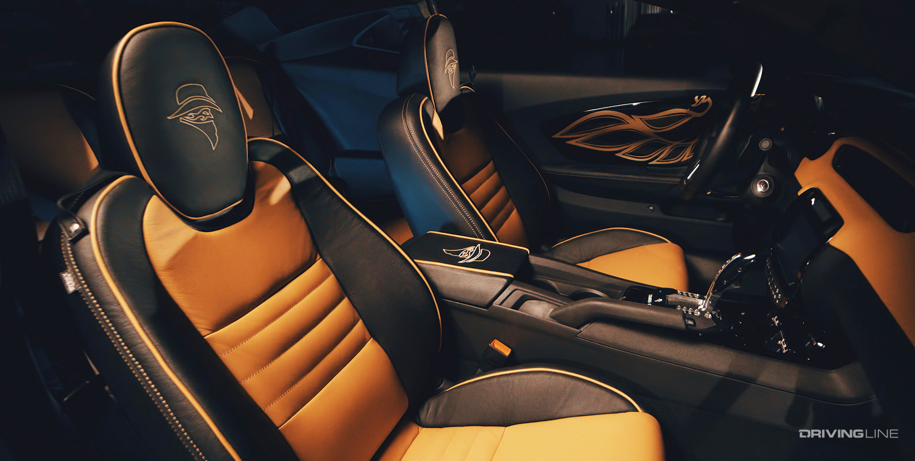new Trans Am Bandit Edition interior with two tone leather seats