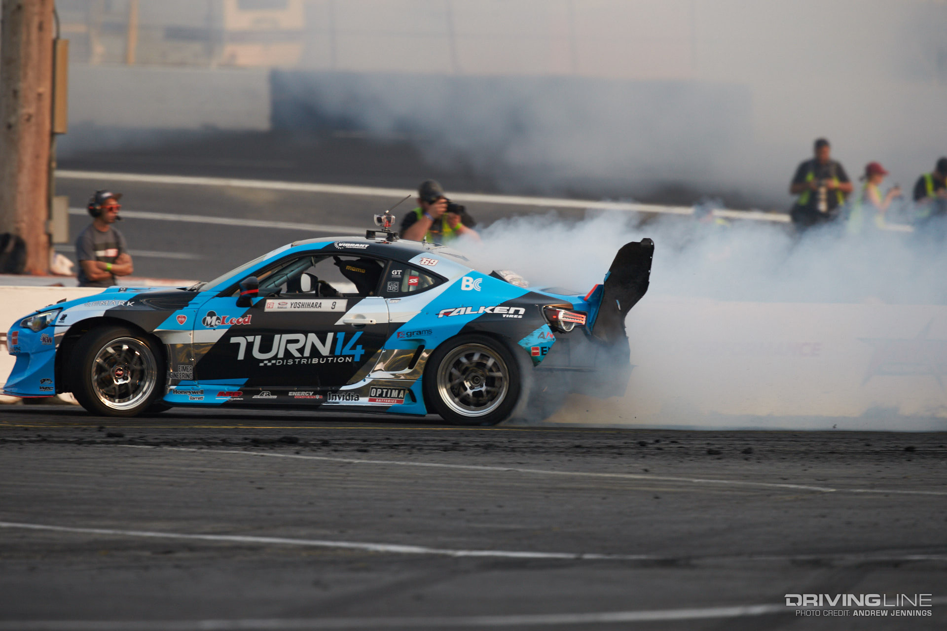 Dai Yoshihara bumps the wall