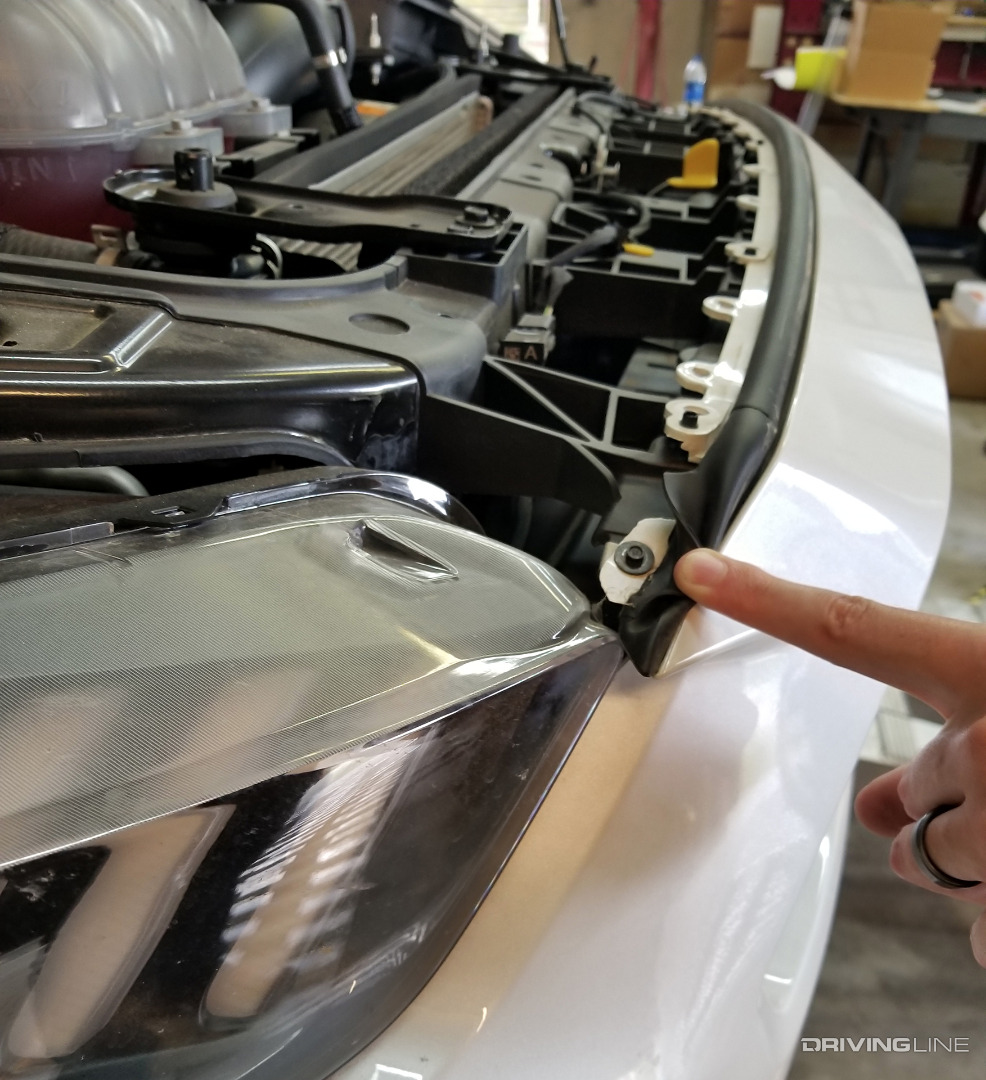 Ecoboost Mustang air diversion removal