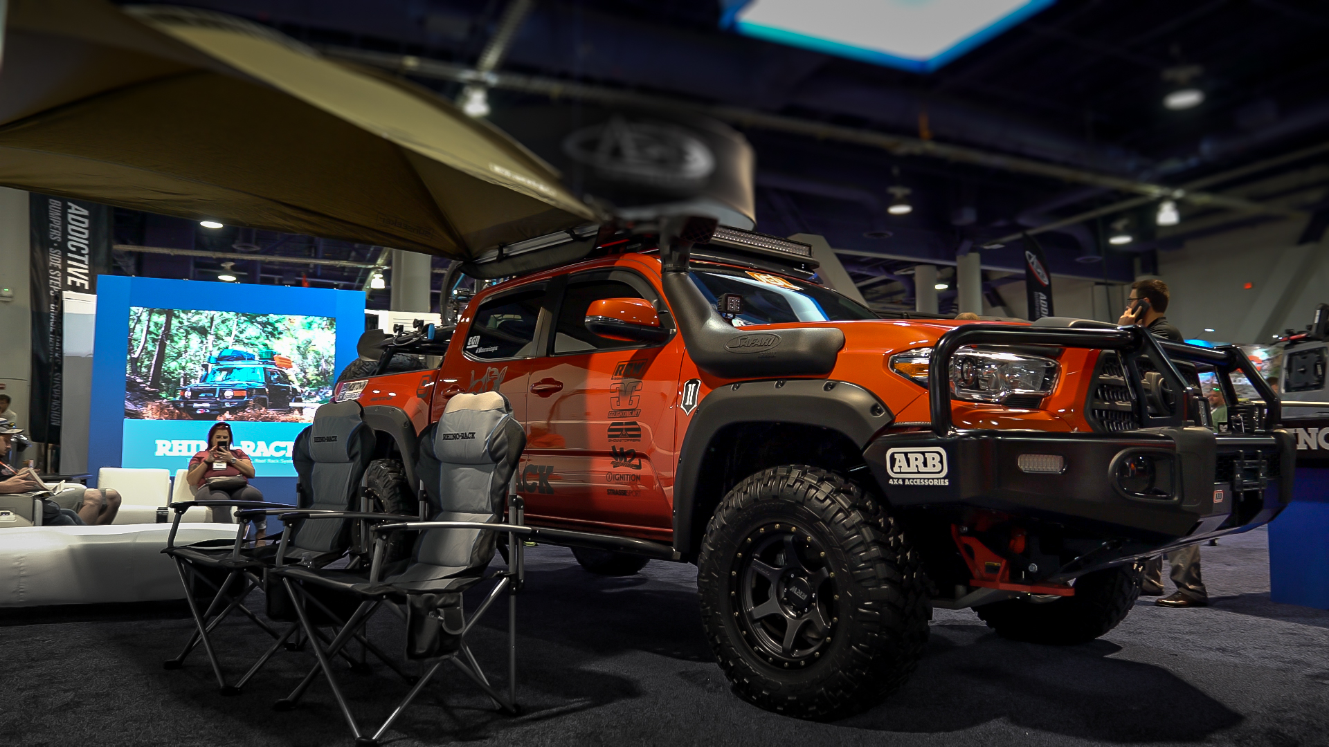 2017 toyota tacoma trd rhino rack sema 2017