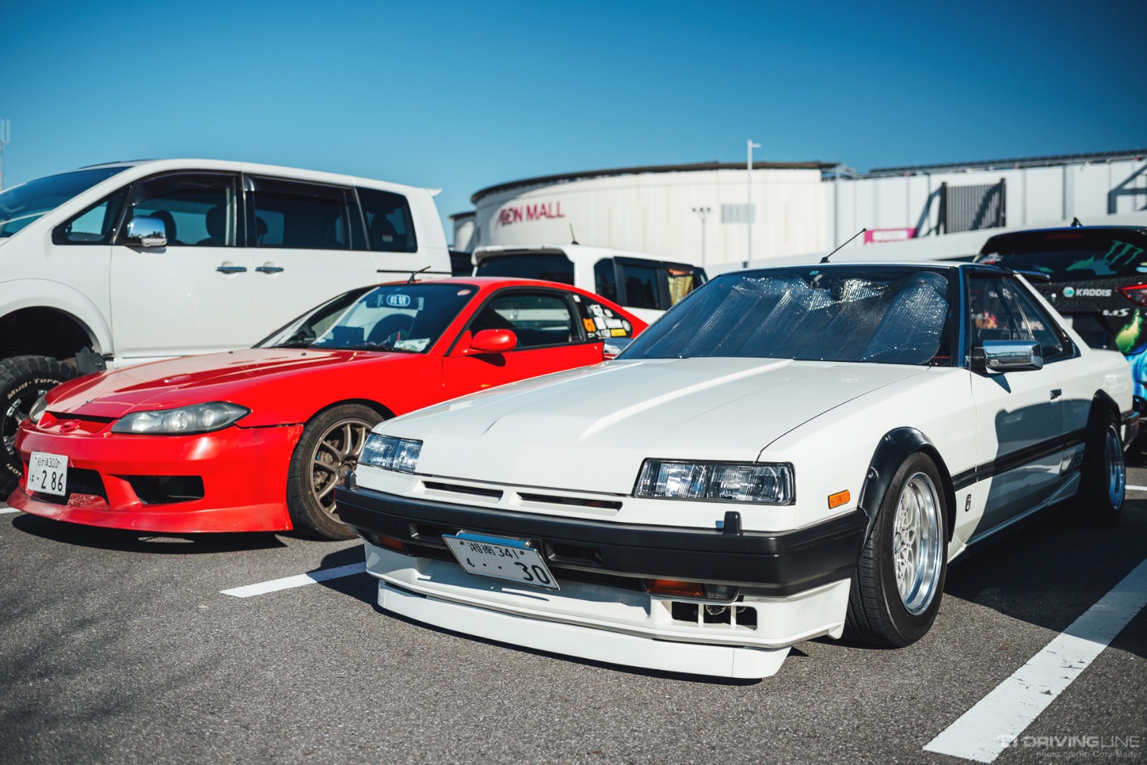 Tokyo Auto Salon Parking Lot R30 RS-X Turbo C Skyline and S15 Silvia