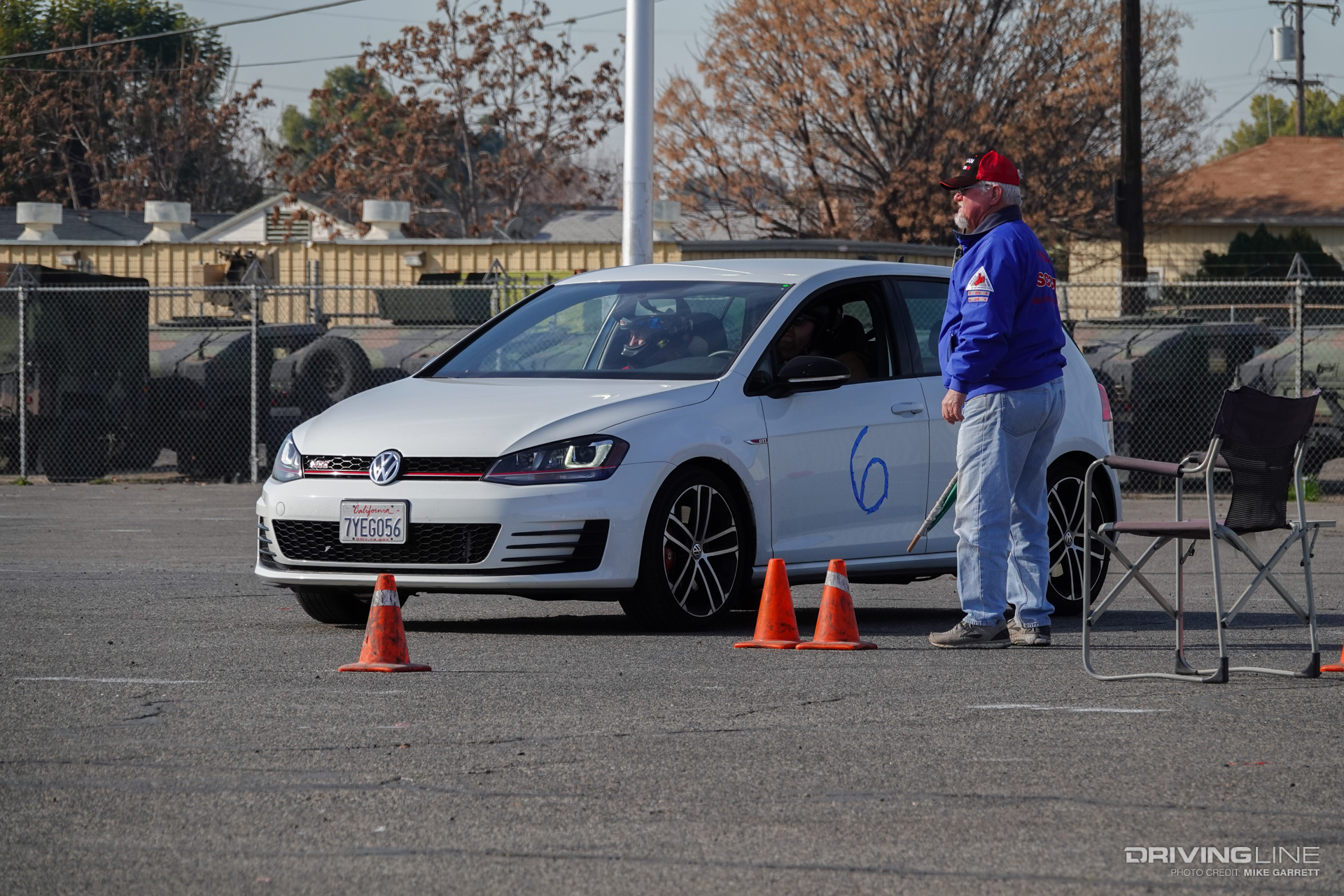 Golf GTI starting line
