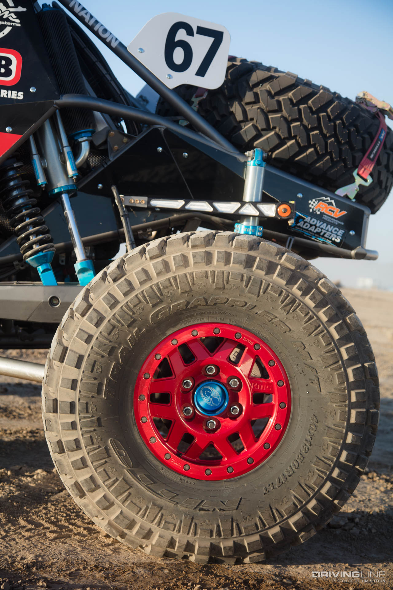 Loren Healy Jimmys 4x4 Red Dragon 2.0 Ultra 4 MBRP Nitto Tire Tires Vertical