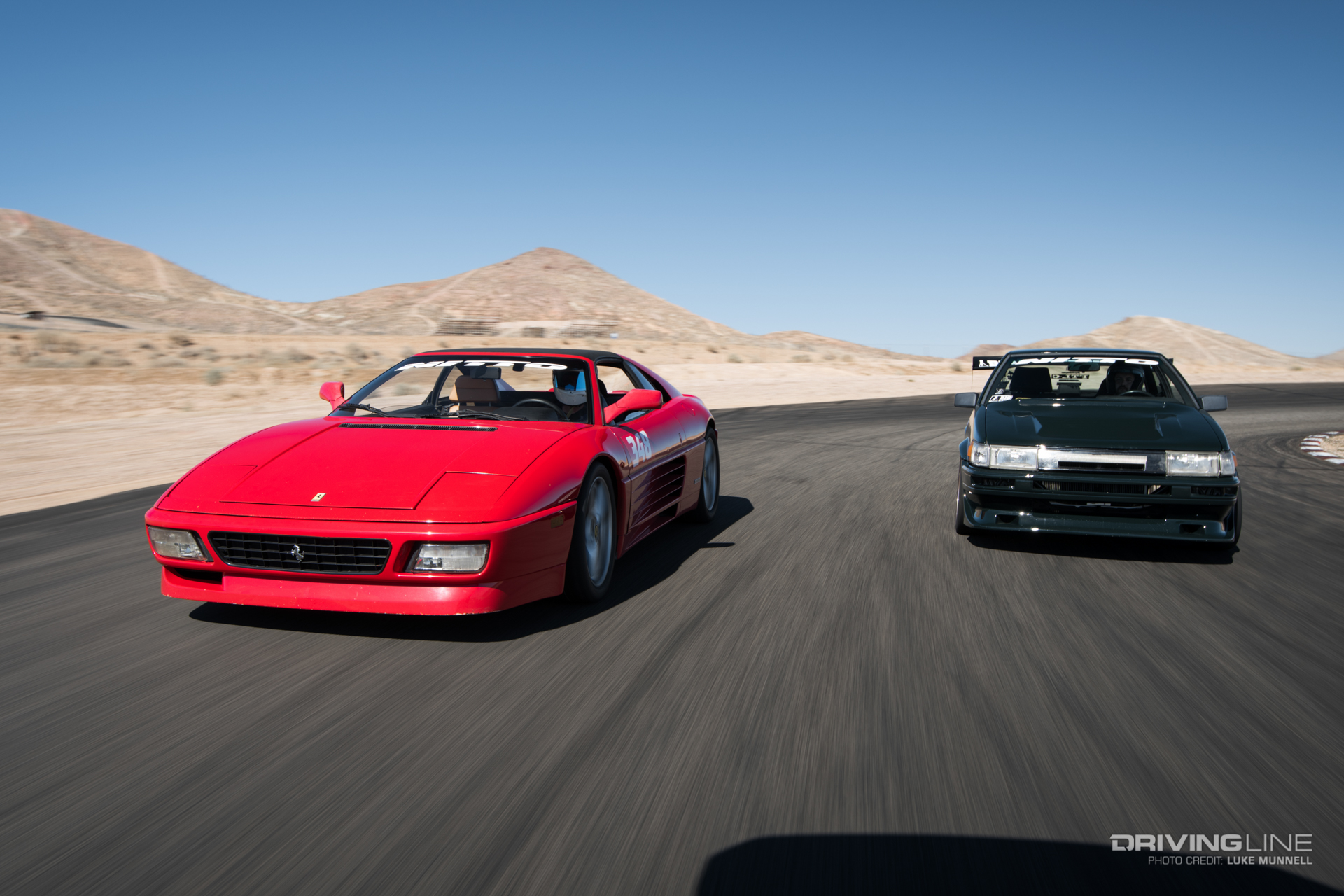 Ferrari vs AE86 Track Battle