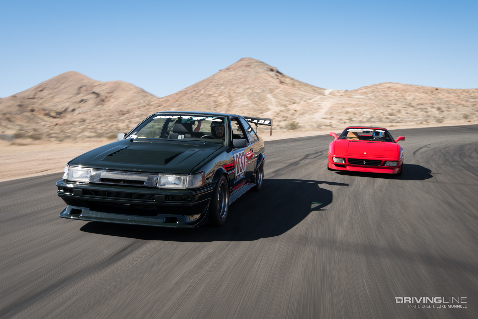 Toyota AE86 vs Ferrari Driver Battle