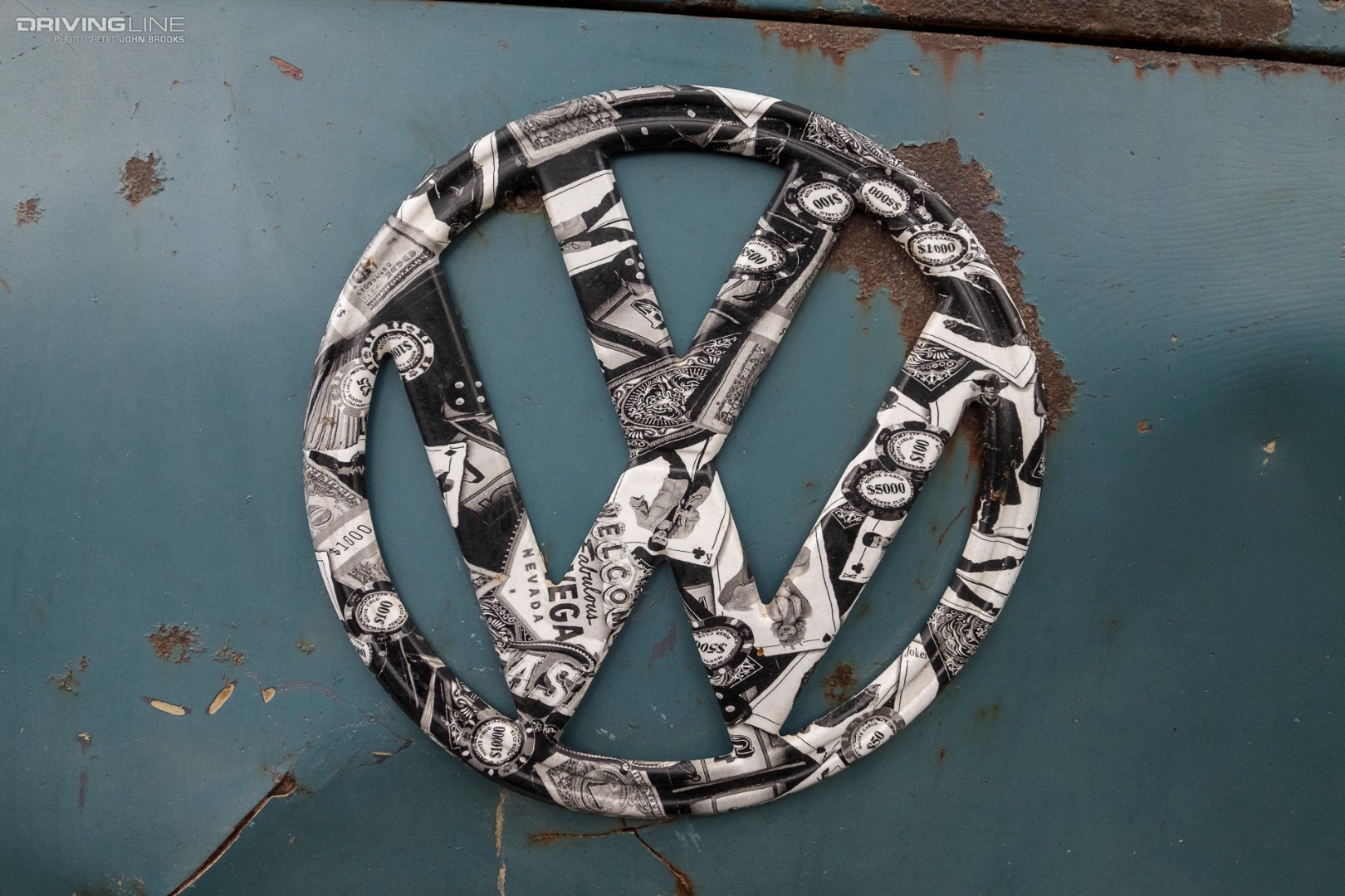 Volksworld VW Black and White Badge