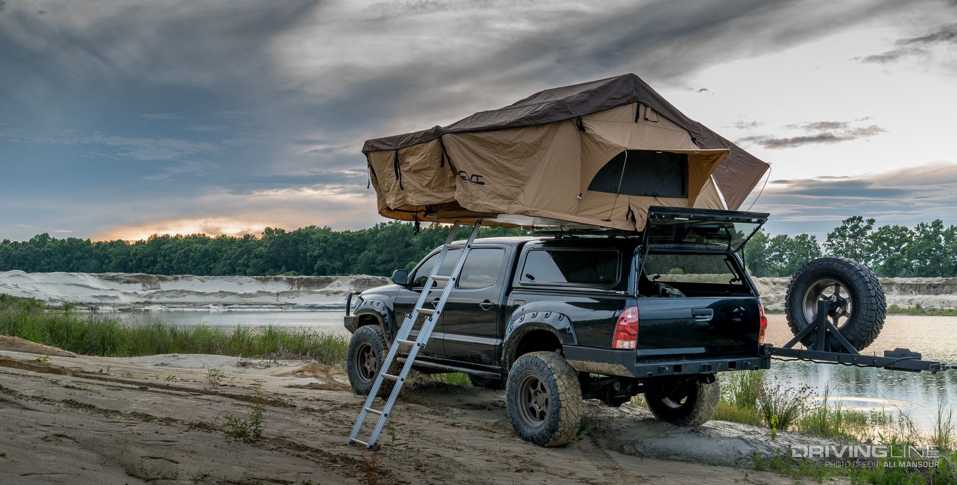 prinsu-toprac-tacoma-roof-rack-are-cx-top-cvt-tent Set Up