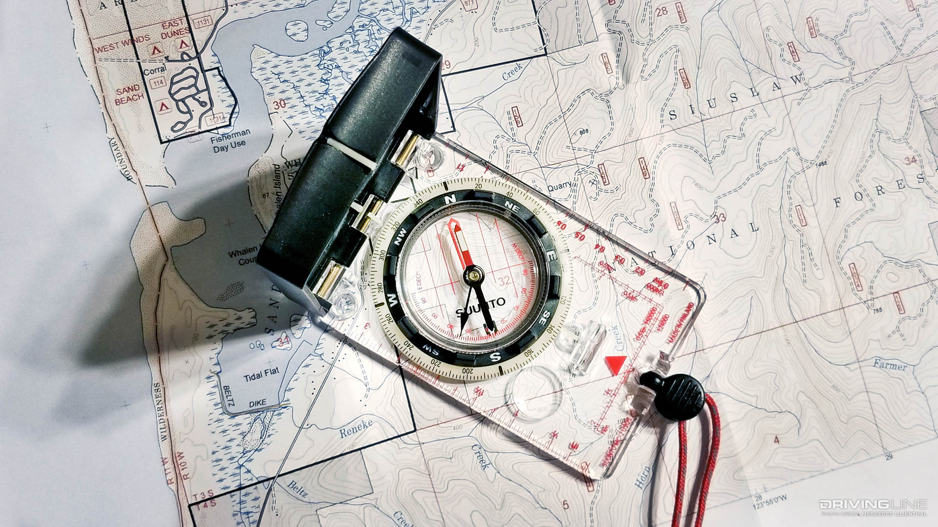 Opened Compass on Map