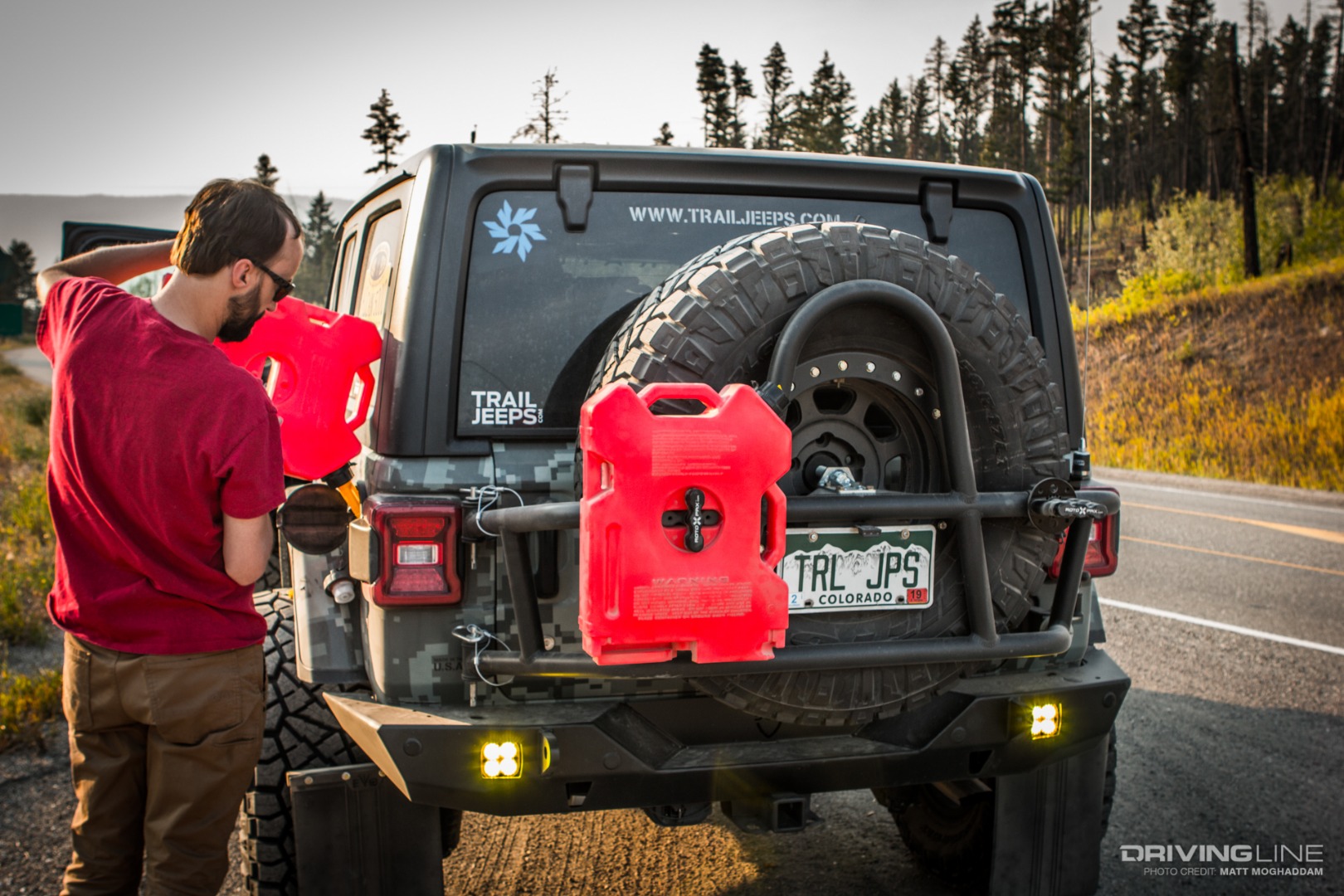 Fueling up with a RotoPax can
