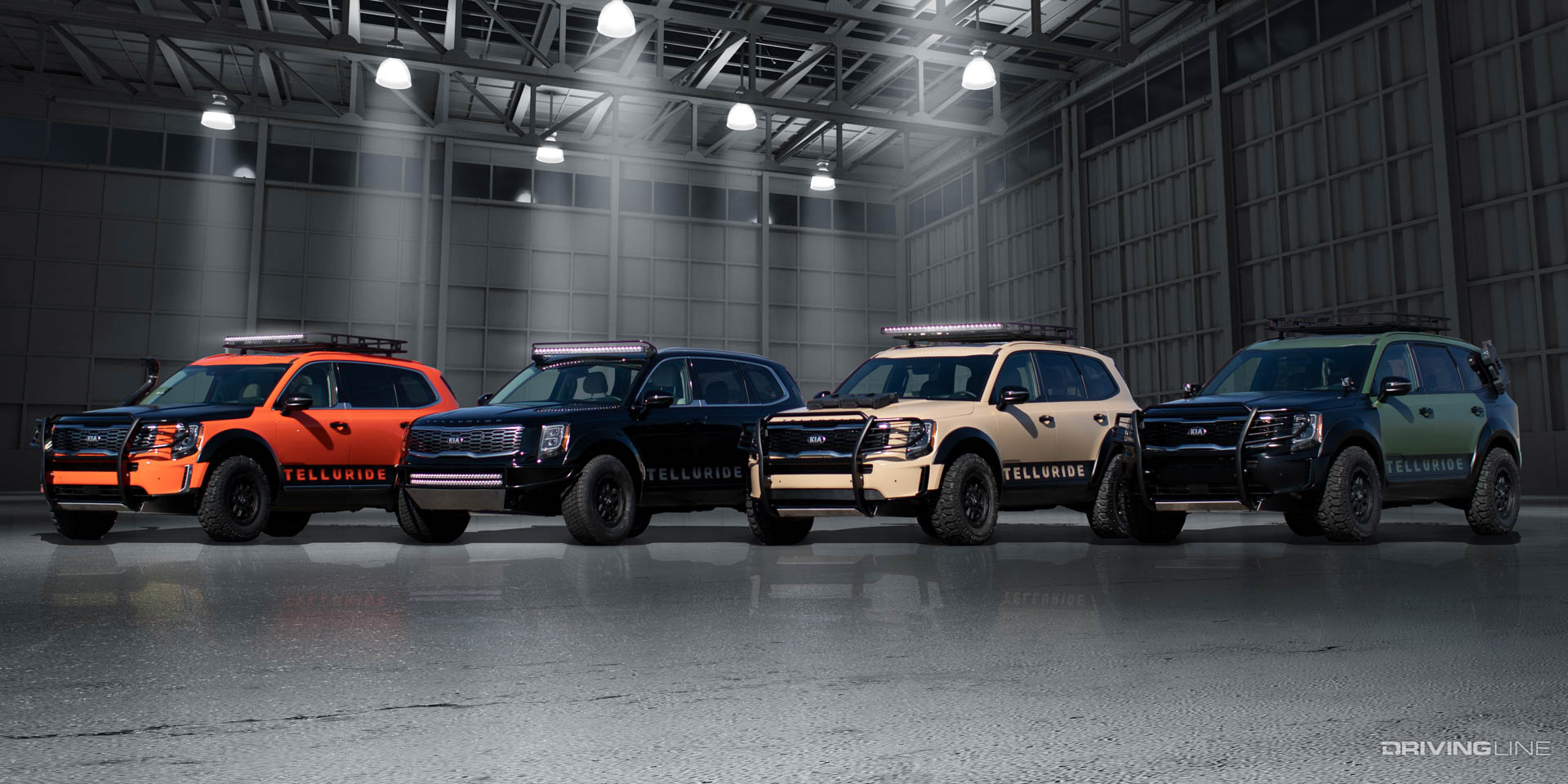 SEMA Kia Telluride Lineup