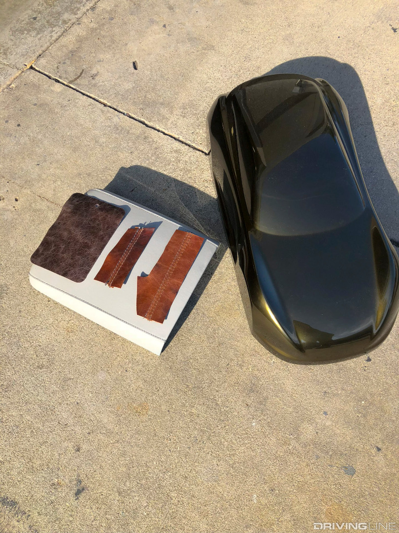 Brandon Maxwell's Telluride mock-up samples