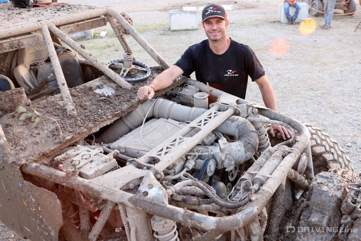 Derek West in Front of his 4400 Car