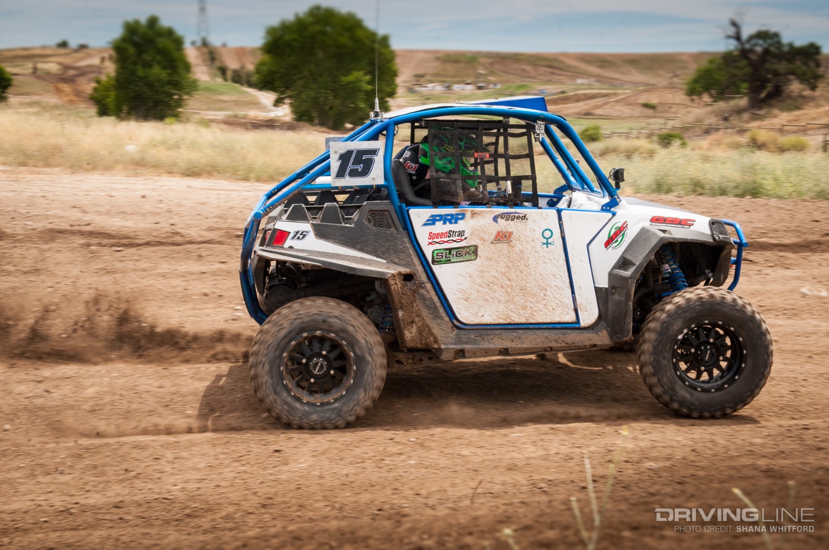 Brianna Bonanno racing her UTV Youth vehicle