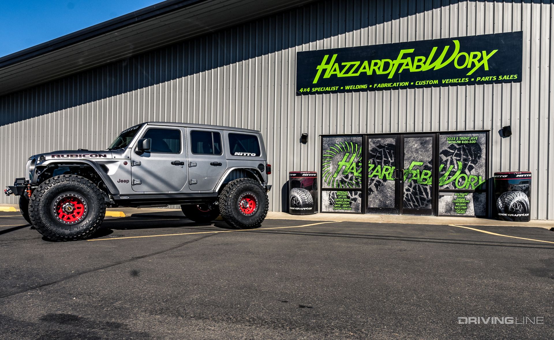 2019 jeep wrangler rubicon jl 40s 2-inch lift hazzard fab worx