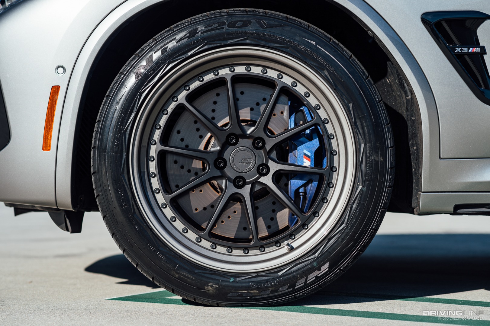 BMW X3 M Competition on Nitto NT420V Front Wheel