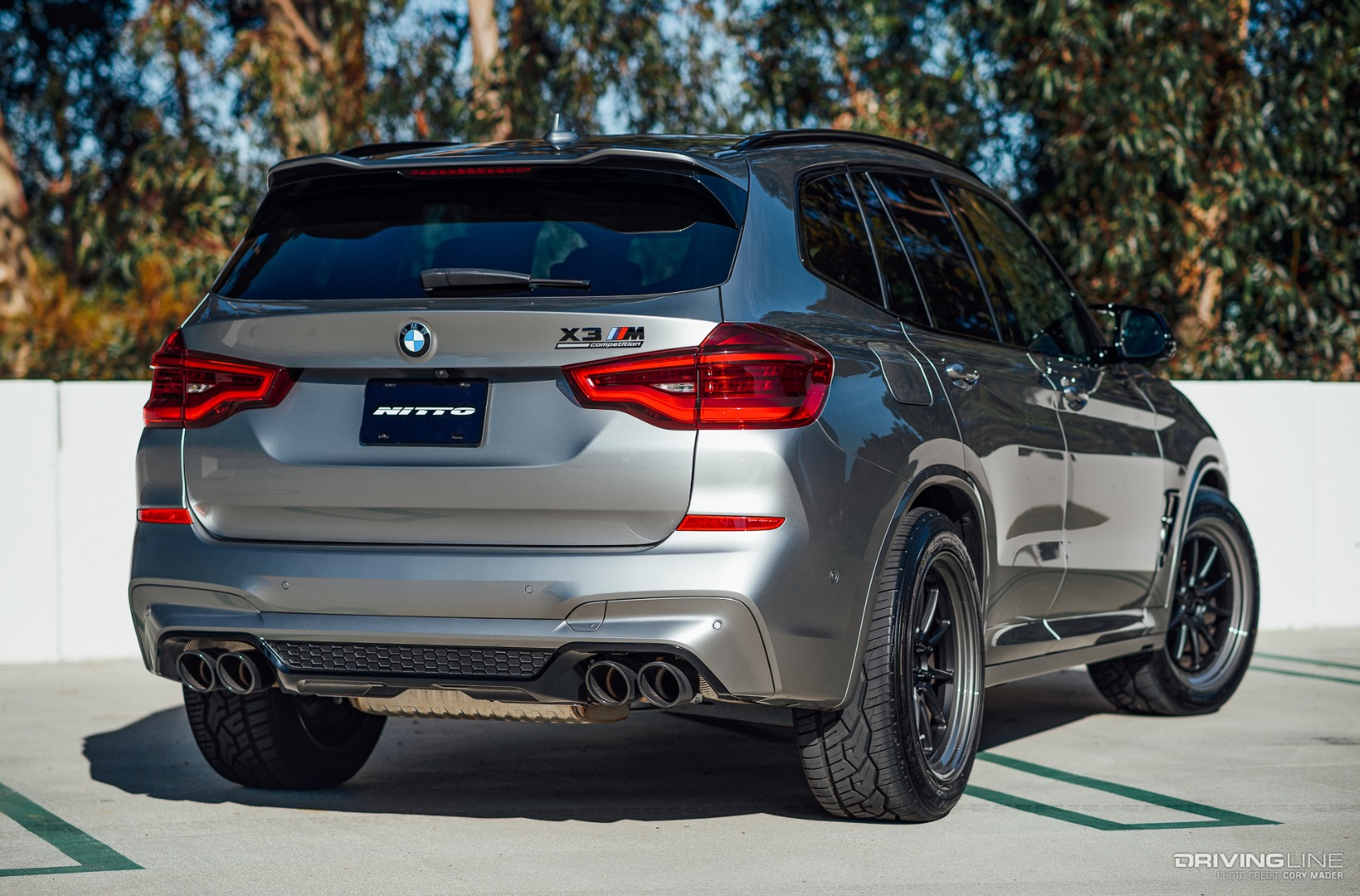 BMW X3 M Competition on Nitto NT420V Rear passenger side