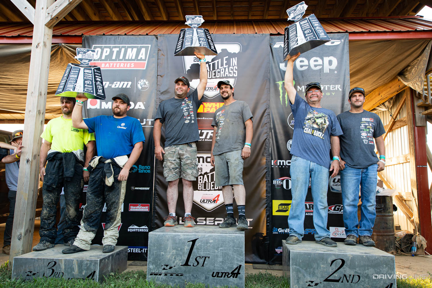 Josh Blyler on a Podium for Ultra4 Win