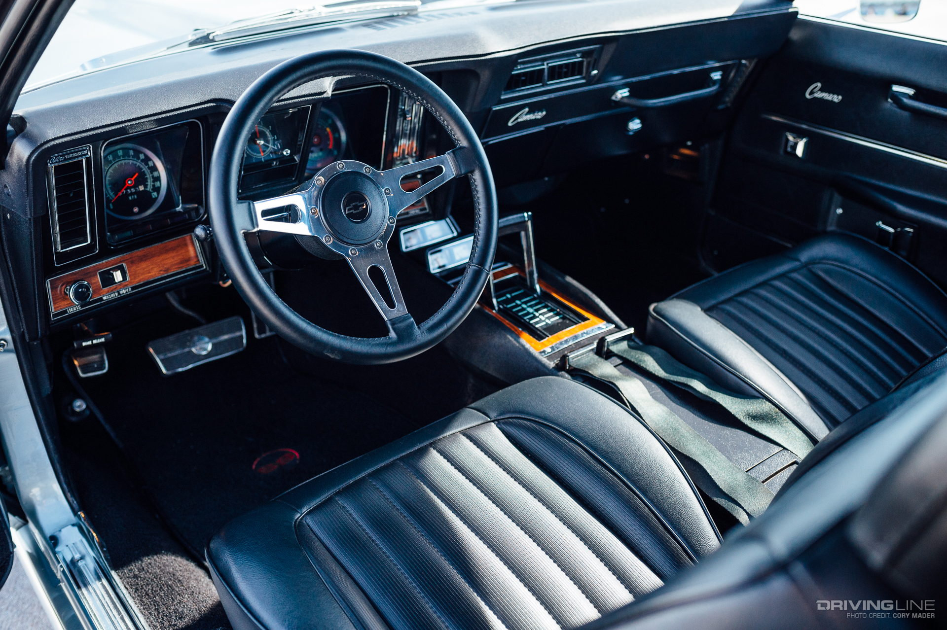 1969 Camaro RS SS 502 ProTouring Interior on Nitto INVO