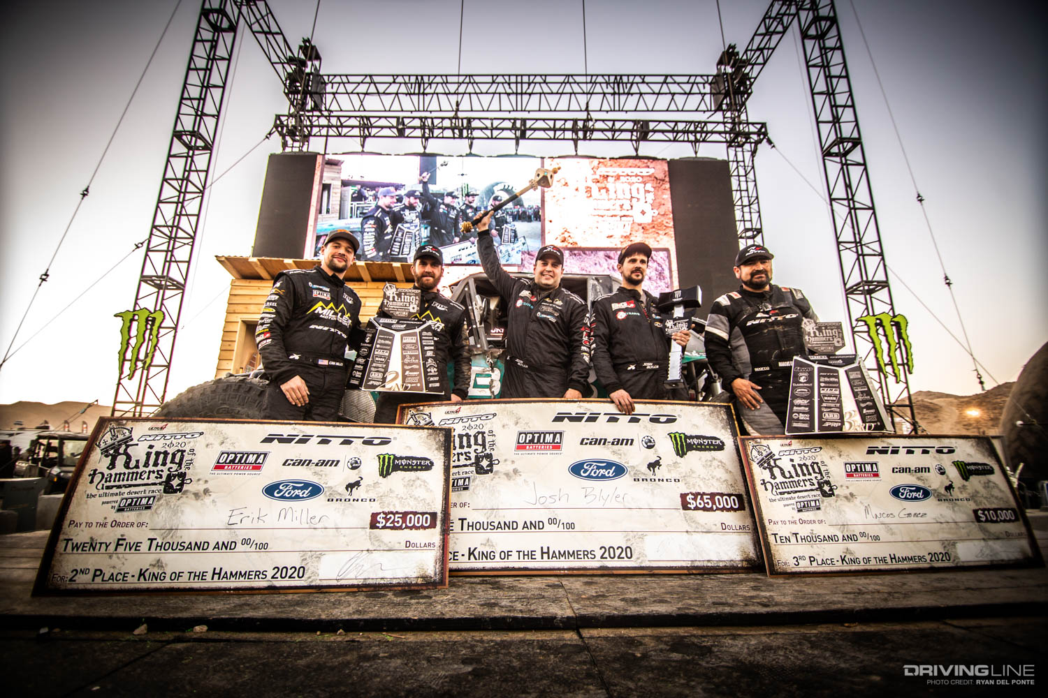 The winners of the 2020 Nitto King of The Hammers Race