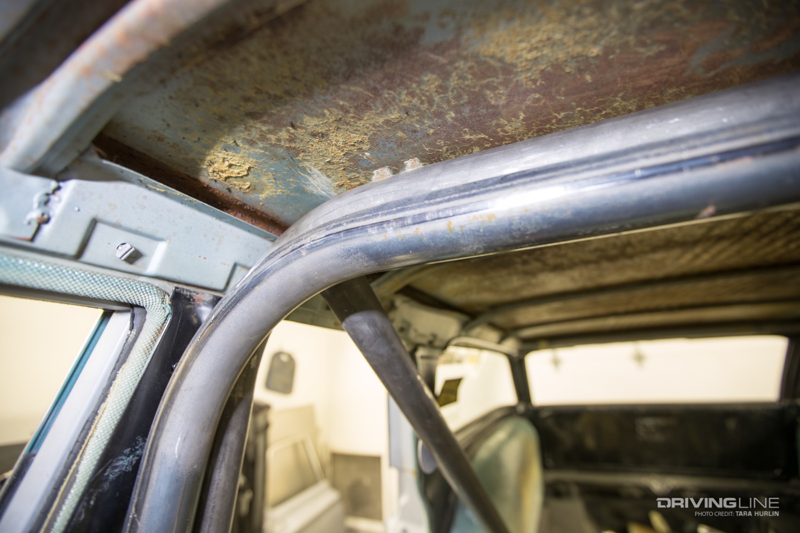 DOM steel behind a universal ERW bar.