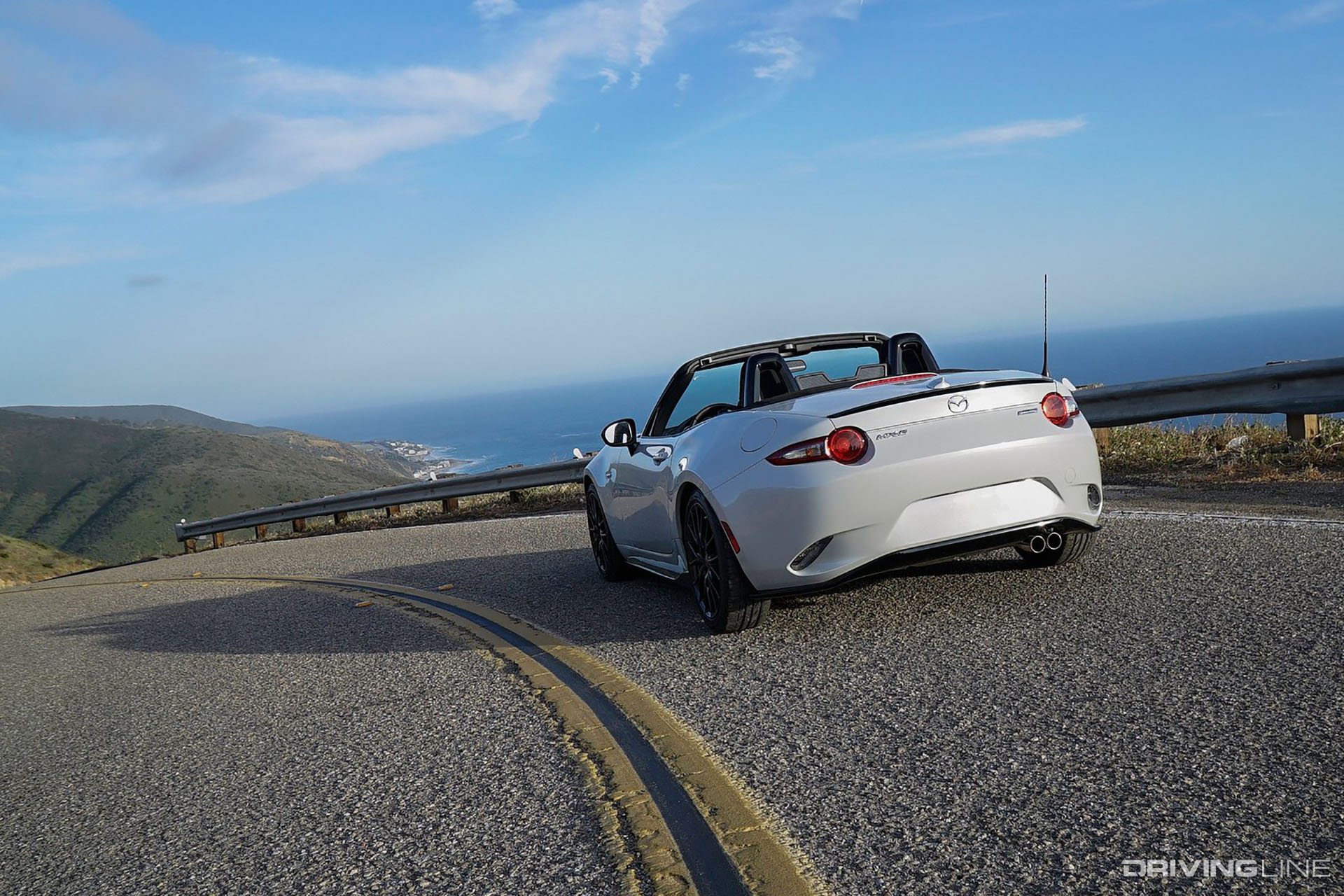 Mazda Miata on Coastal Road