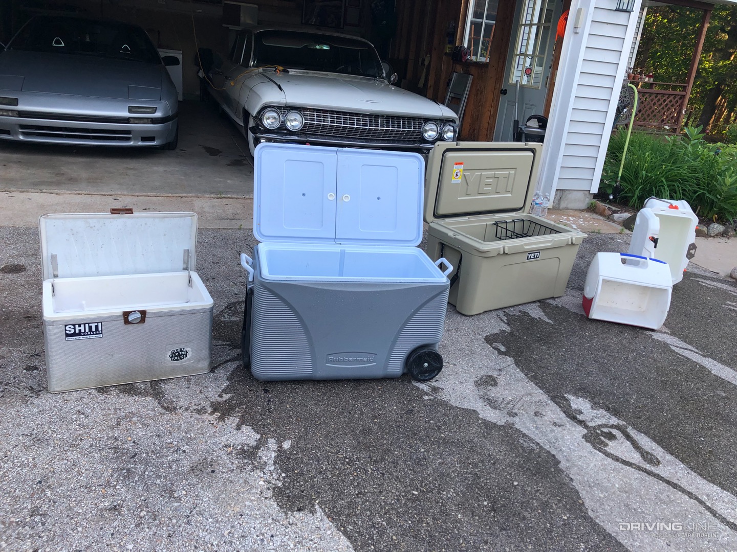 Coleman, Rubbermaid, Yeti, Igloo and Ozark Trail coolers