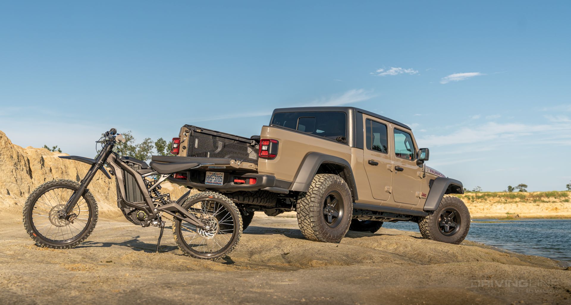 2020 Jeep Gladiator Rubicon 35 no lift aev pintler wheels nitto ridge grappler  sur ron ebike