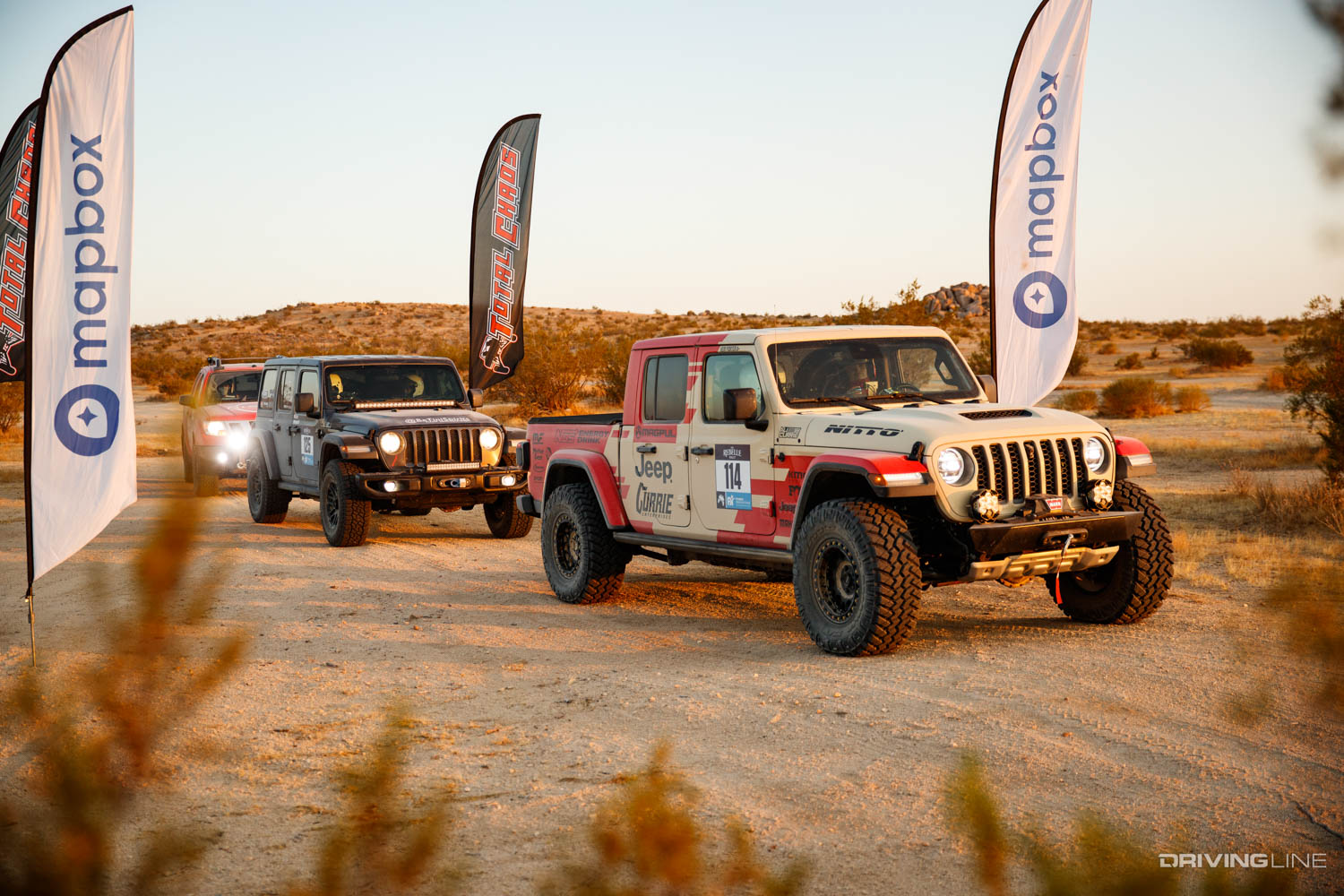 Staging Ali Currie's Jeep Gladiator at 2020 Rebelle Rally