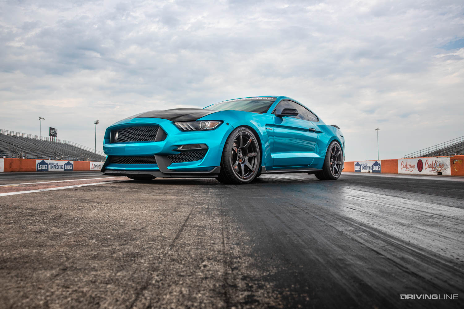 Mustang Shelby GT350 on Nitto NT555 G2 and NT555RII Drag Radial tires