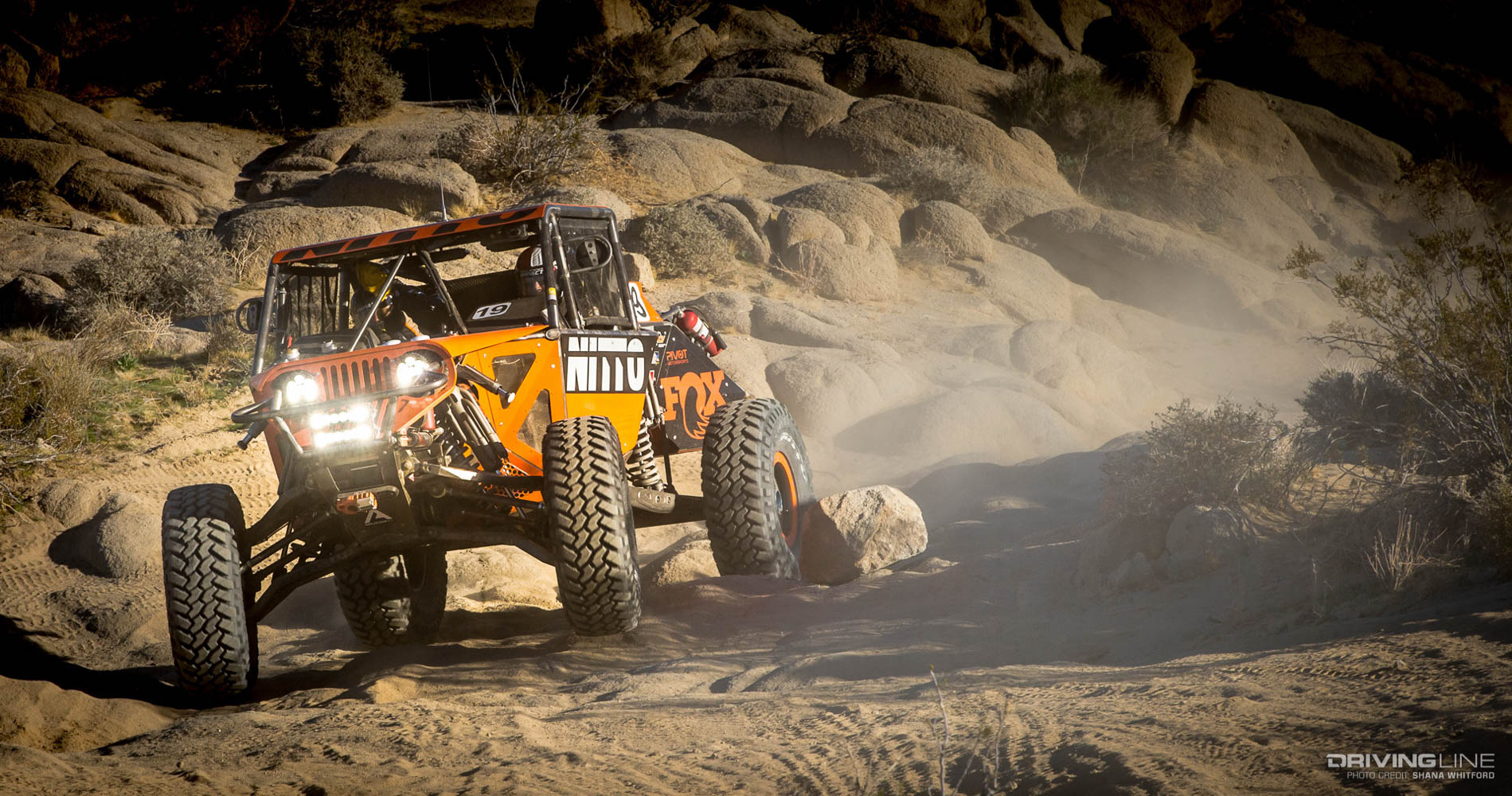 Paul Horschel in Ultra4 car with Nitto Trail Grappler Tires