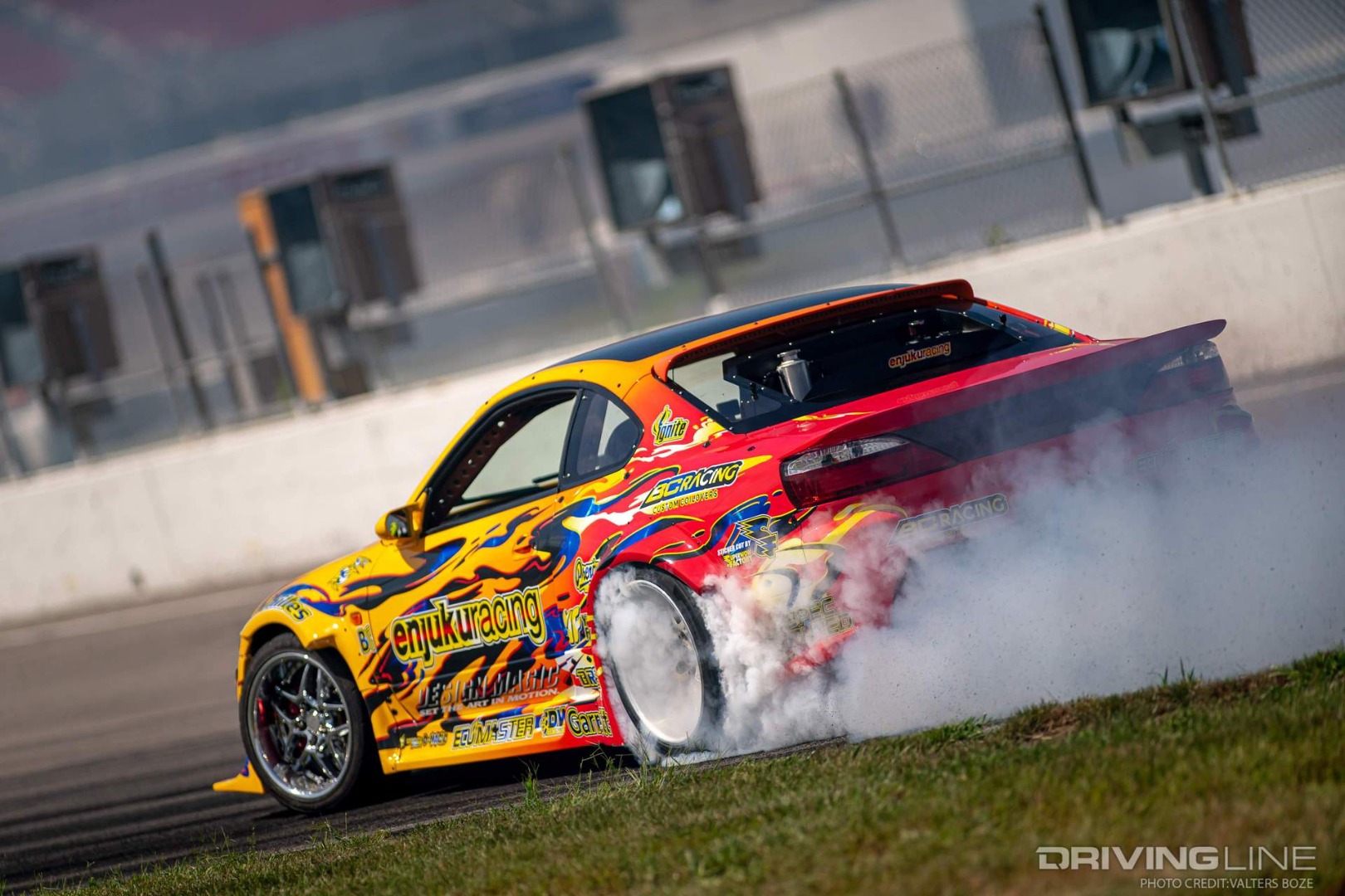 Adam LZ's vehicle is one of the most stylish on the grid, and will be putting out even more tire smoke in 2021 on the Nitto Tire NT555G2 compound!