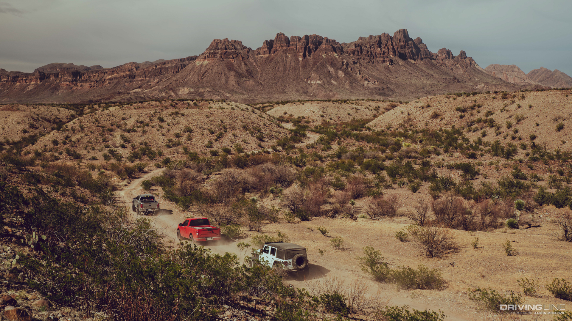 Off-Road Trails in Big Bend National Parks with Chisos Mountains