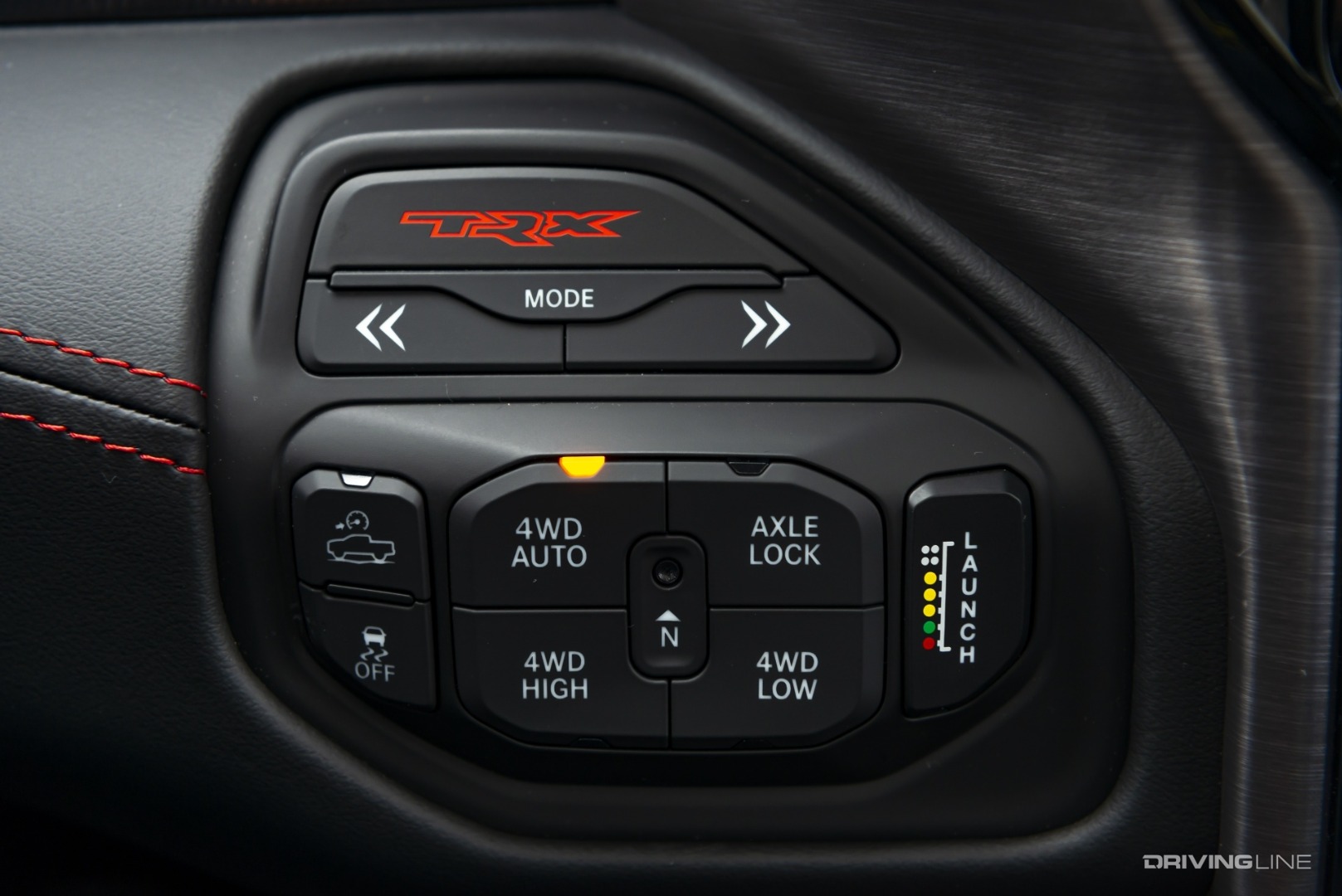 Ram TRX drive mode selector