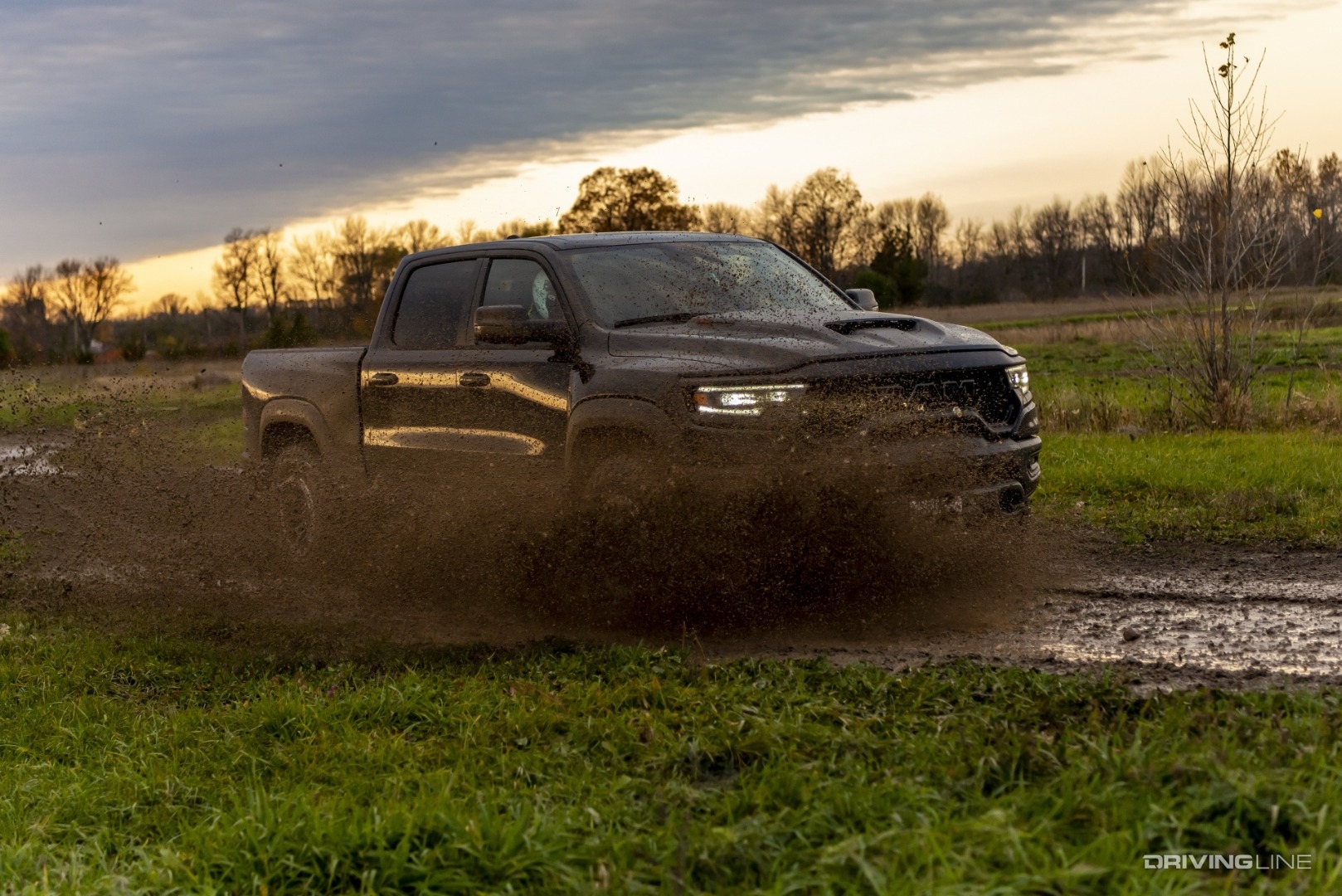 Ram TRX Mud splash