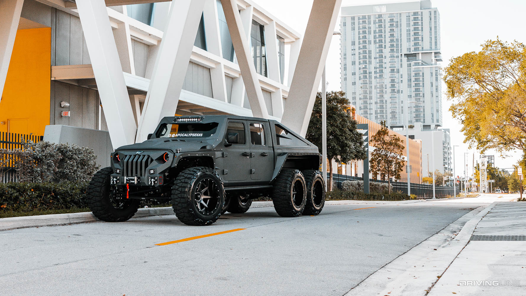 Apocalypse 6x6 Hellfire Jeep Gladiator front driver side