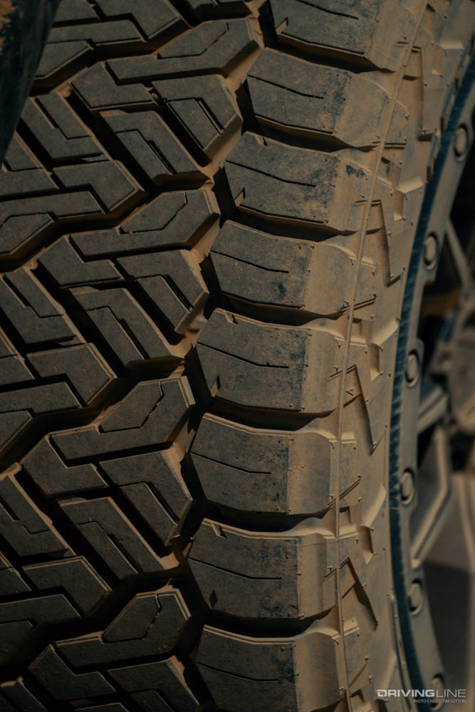 Nitto Recon Grappler A/T tire sidewall detail