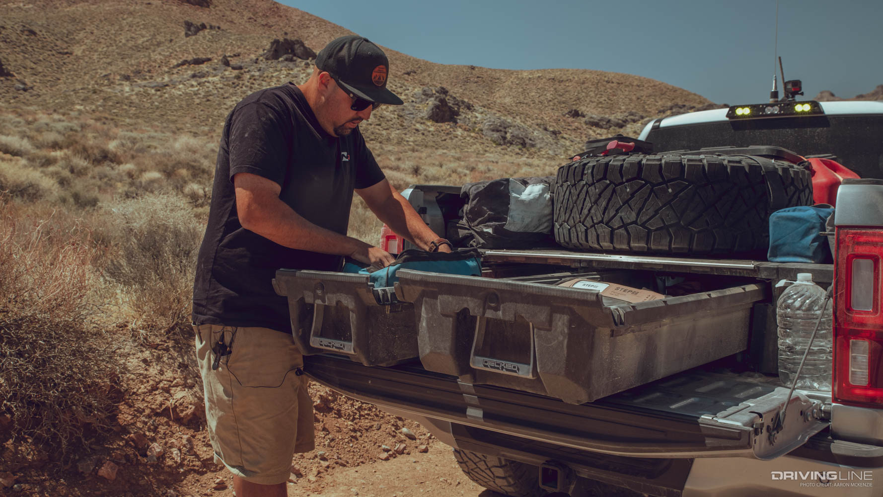 Matt Moghaddam On The Trail at Titus Canyon