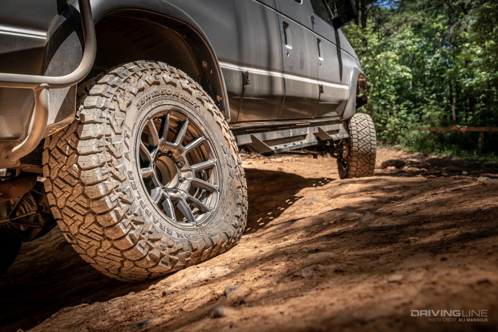 Ford E-350 4x4 Van Conversion Ujoint Offroad with Nitto Recon Grappler A/T tires