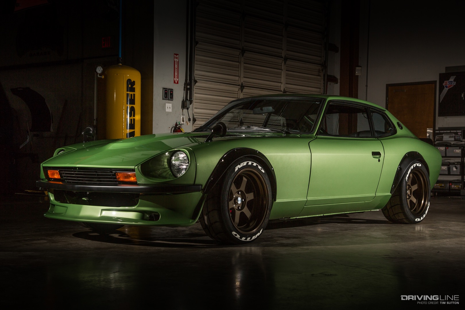 Nissan 240Z on Nitto NT01 Tires