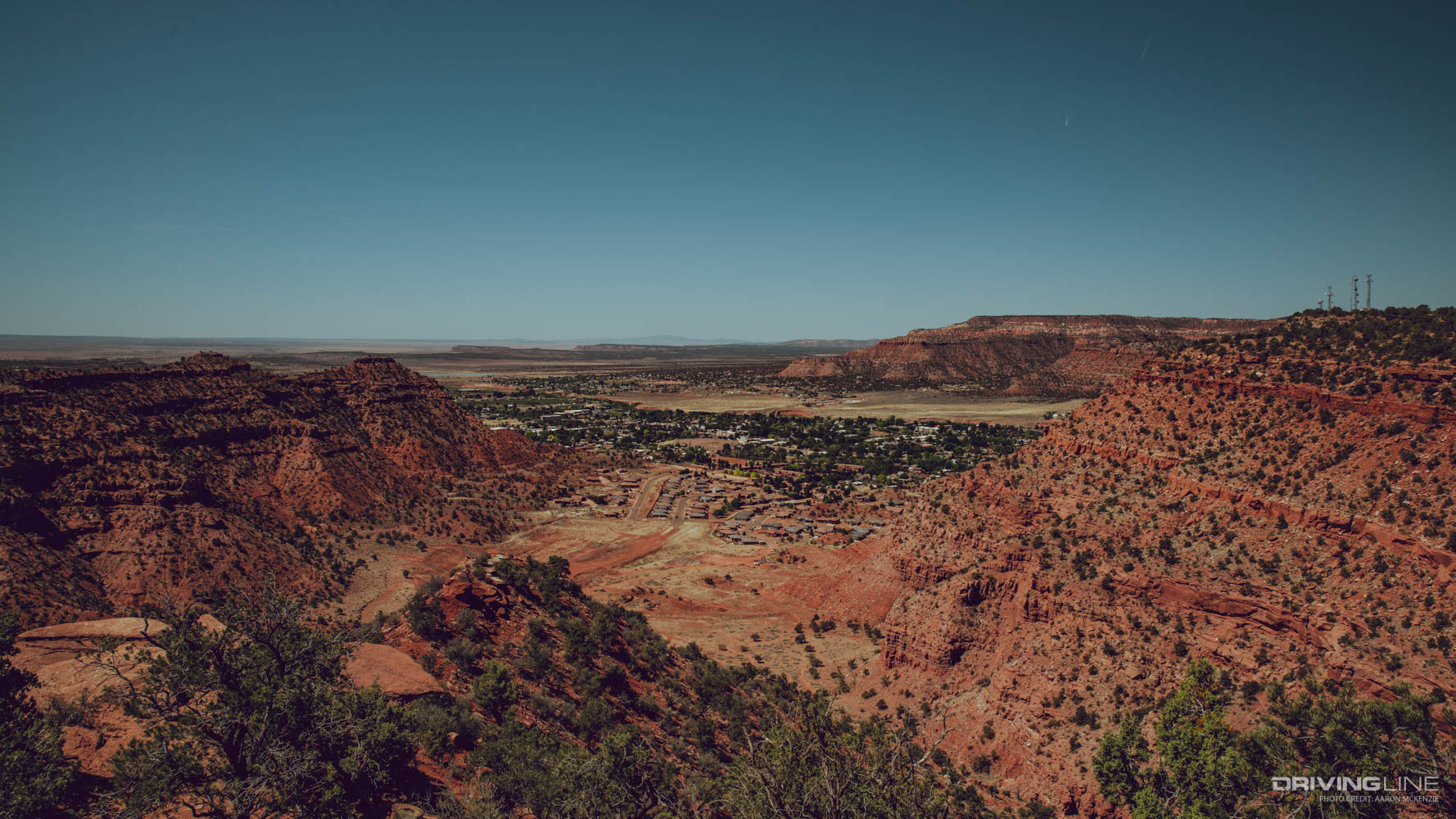 Scenic view from Hog Canyon OHV in Kanab, Utah