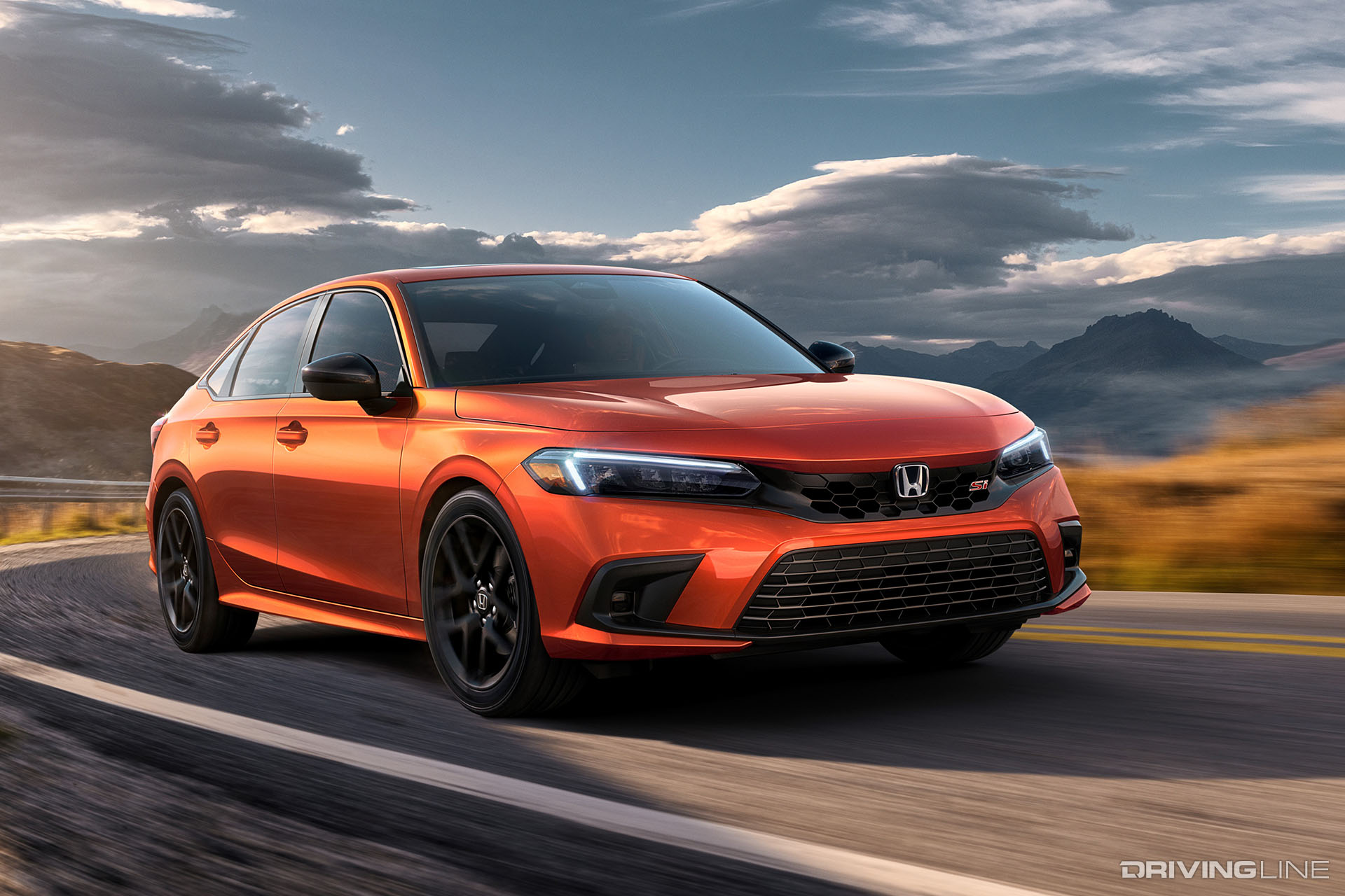 Honda Civic Si Orange 2022