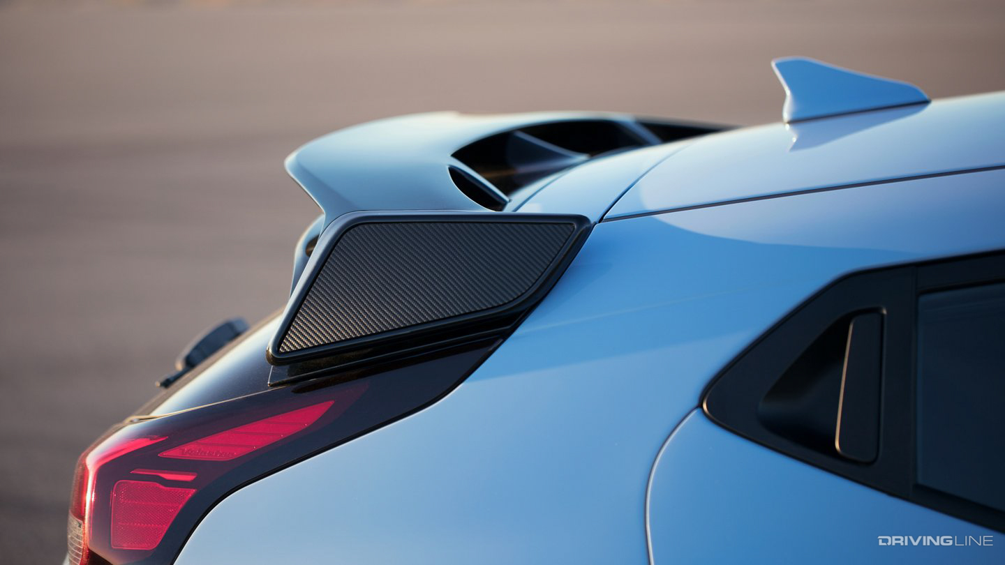 Hyundai Veloster N rear wing