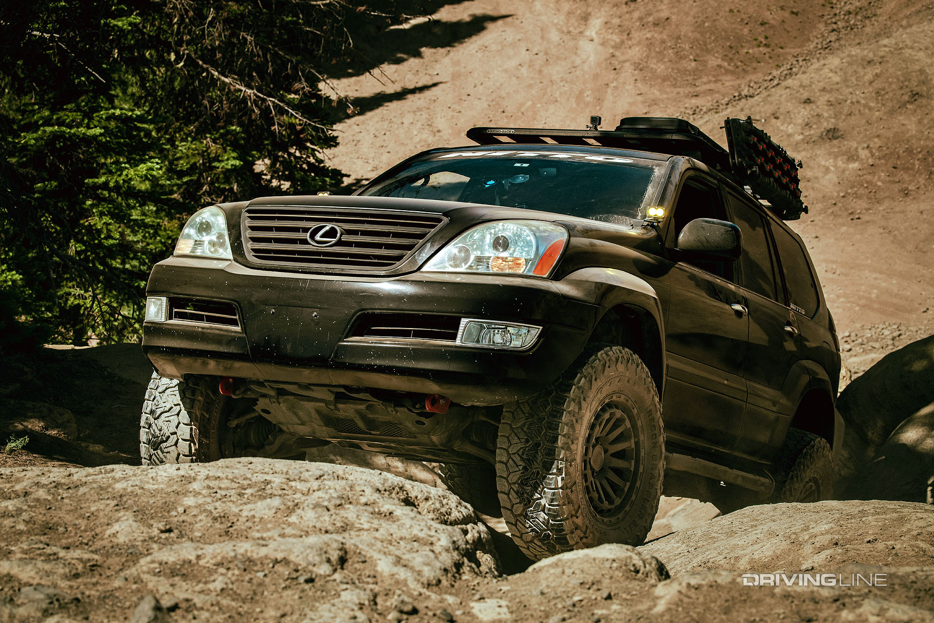lexus gx470 rock climbing naches trail system