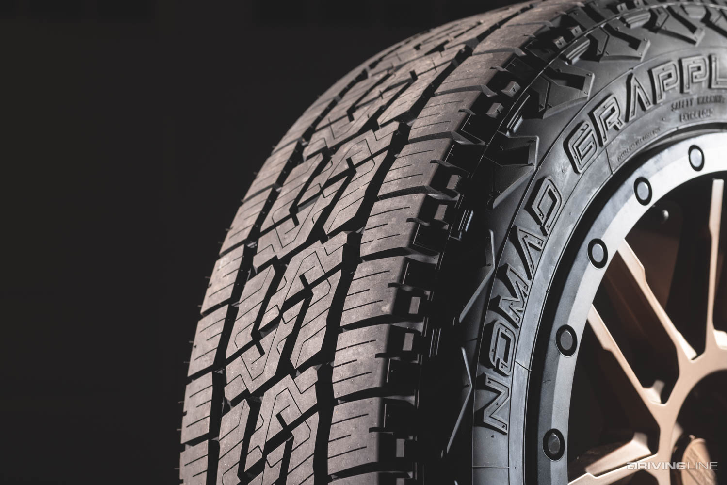 Nitto Nomad Grappler all-terrain crossover tire tread pattern detail